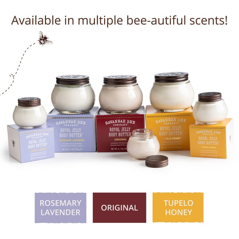 Cadeau élégant Savannah Bee, gelée royale, parfum romarin lavande