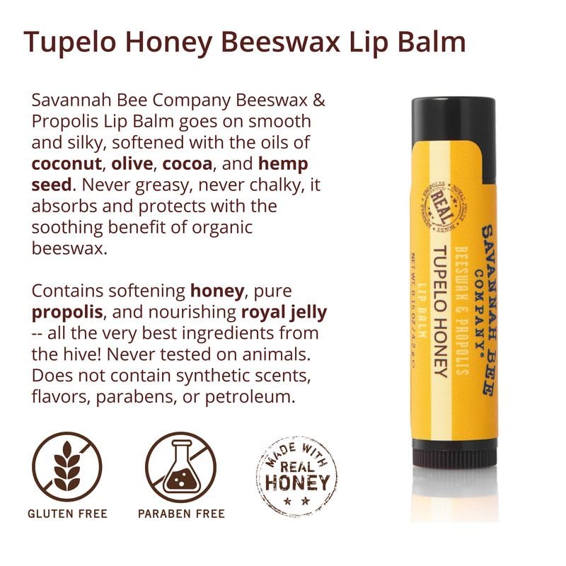 Utilisation quotidienne du baume à lèvres Savannah Bee pour une hydratation
