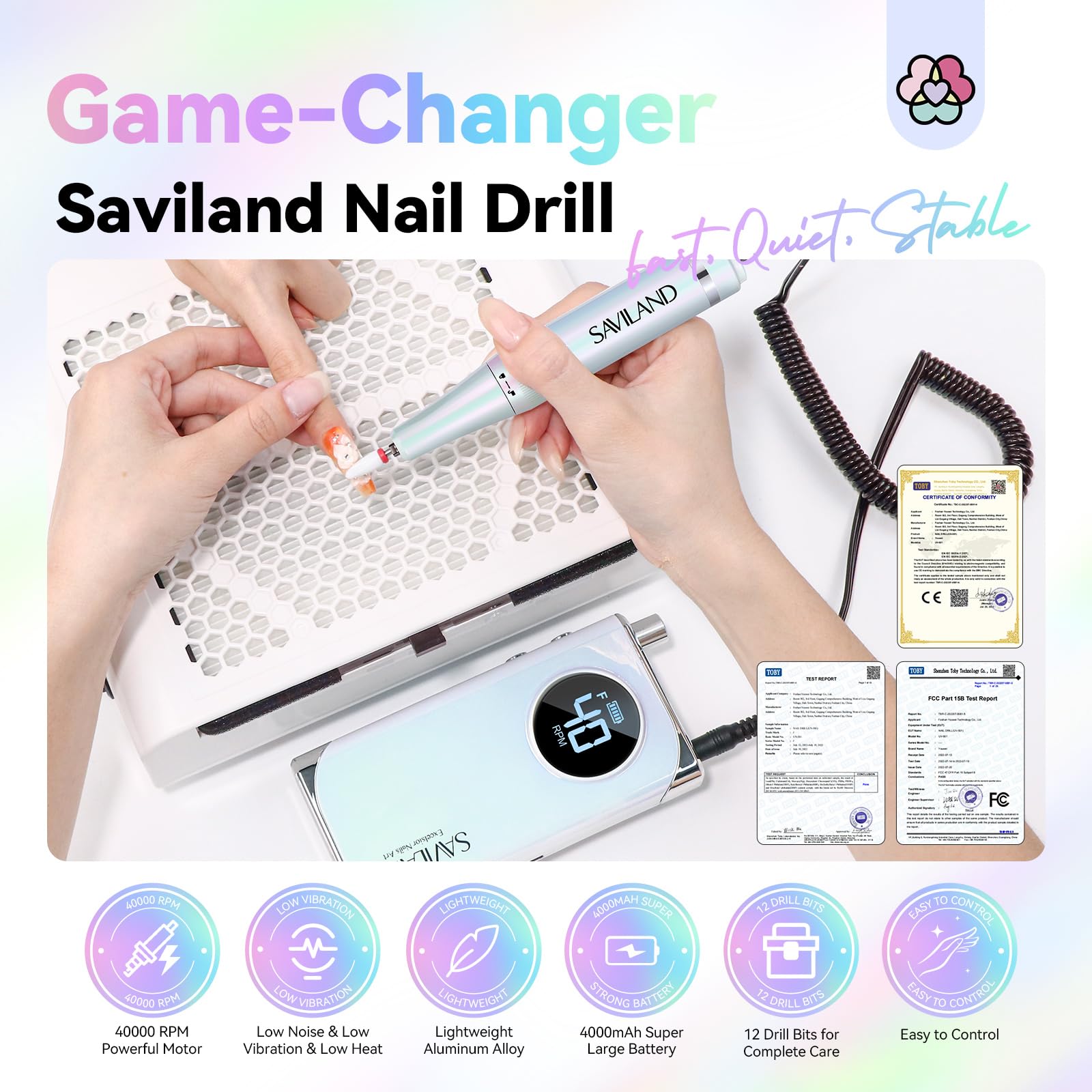 SAVILAND Advance têtes variées incluses pour tâches précises