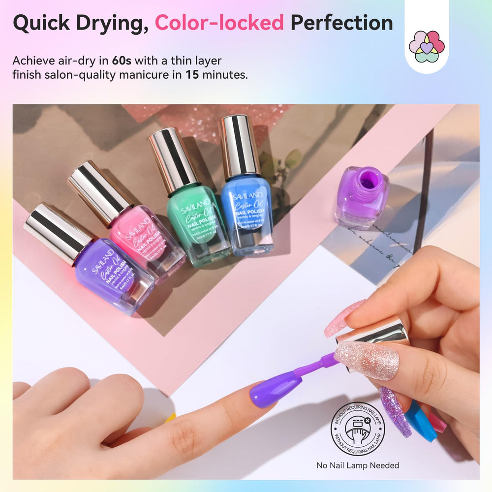 Base coat et couche superieure brillante et matte pour plusieurs finitions.