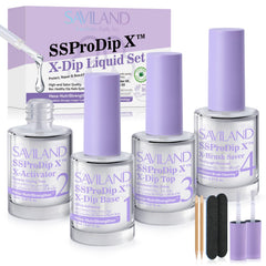 SAVILAND base dip : préparation idéale pour une application fluide et durable.