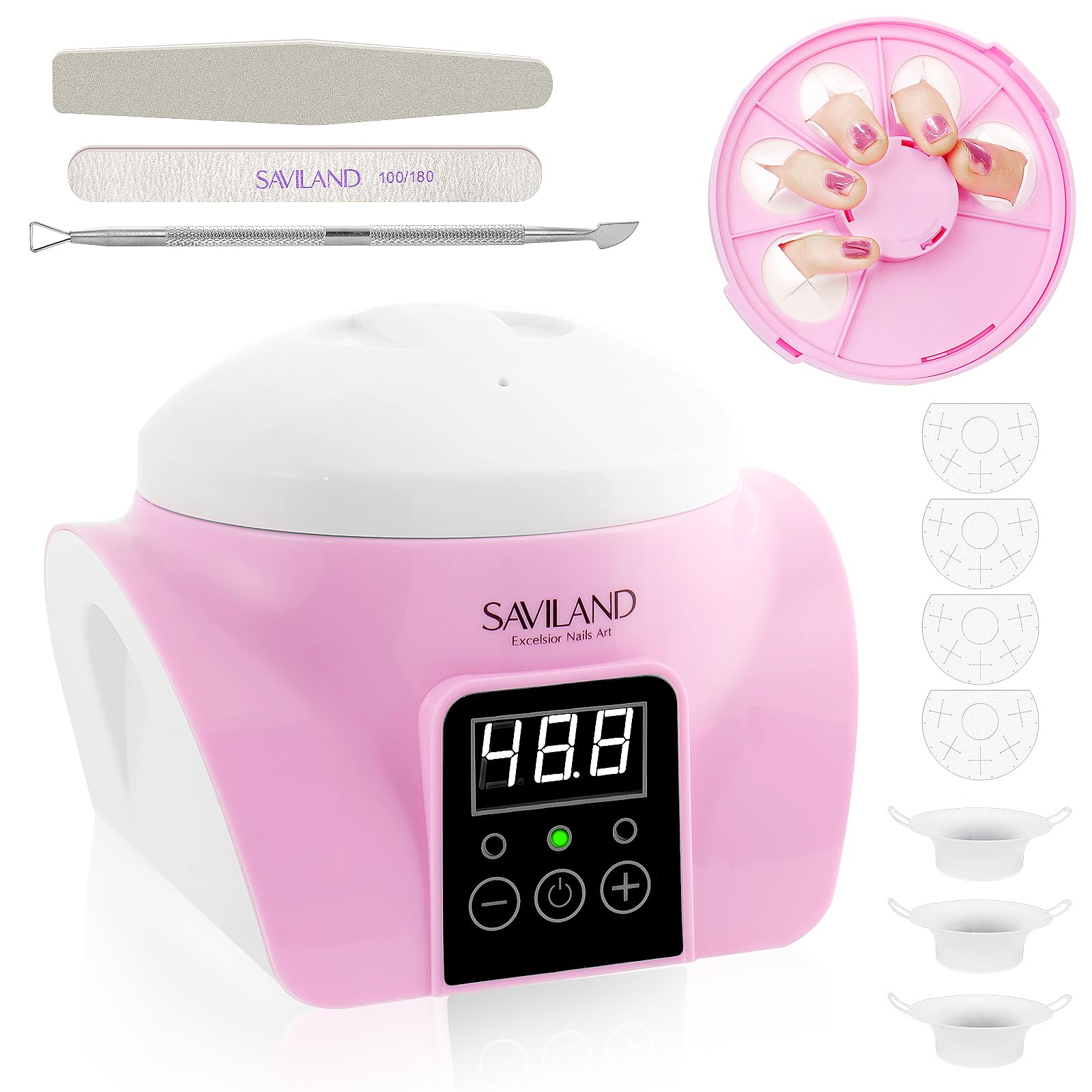 SAVILAND bol d'immersion pour retirer le vernis sans frotter