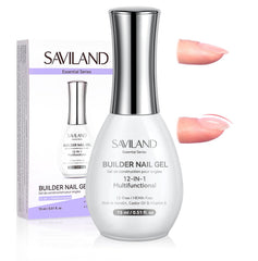 SAVILAND: bouteille de gel de construction 12 en 1 prête pour extensions d’ongles.