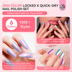 SAVILAND bouteilles vernis ombre Rose Bleu Or: teintes éclatantes pour l'été.