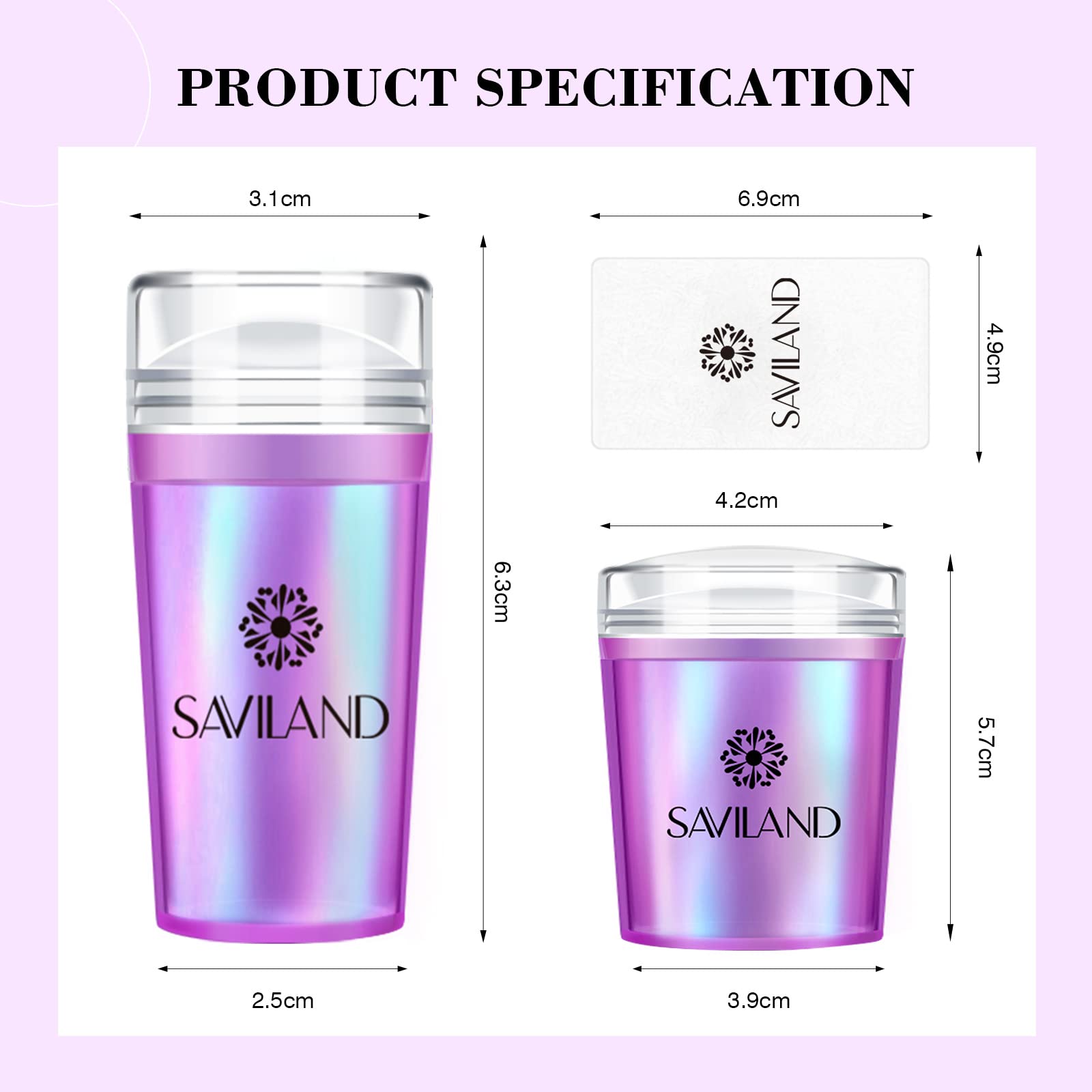 Coffret Saviland portable pour création des ongles, idéal en déplacement.