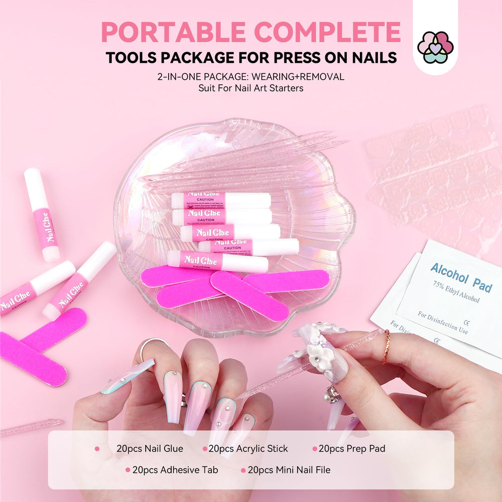 SAVILAND colle-ongles rapide assure une adhesion fiable sans endommager.