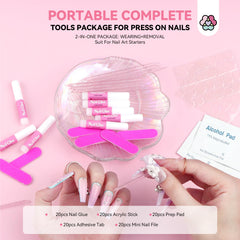 SAVILAND colle-ongles rapide assure une adhesion fiable sans endommager.