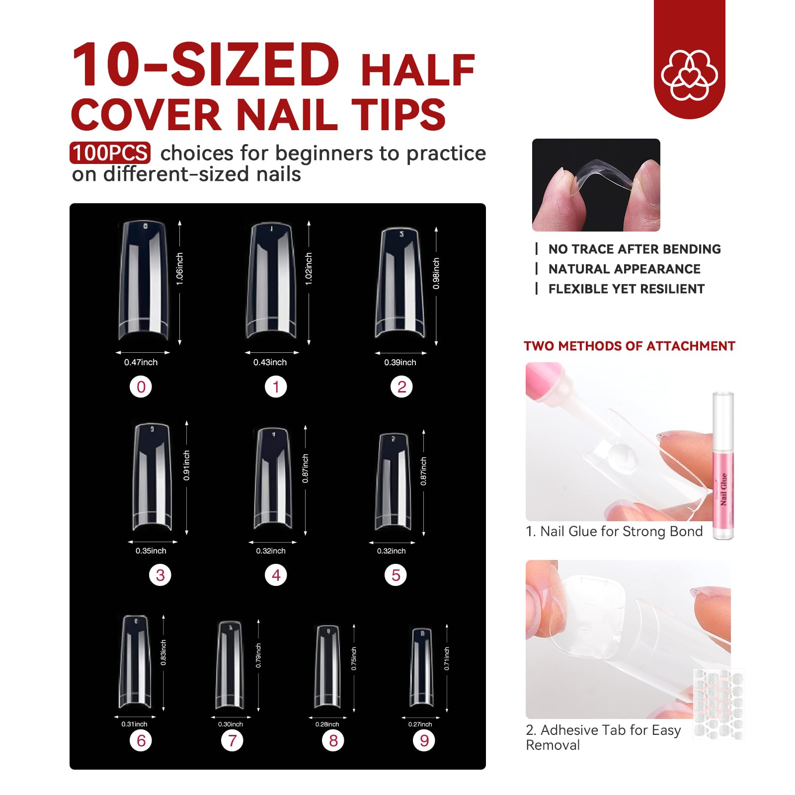 SAVILAND Colle pour ongles, adhérence fiable pour fixer les tips.