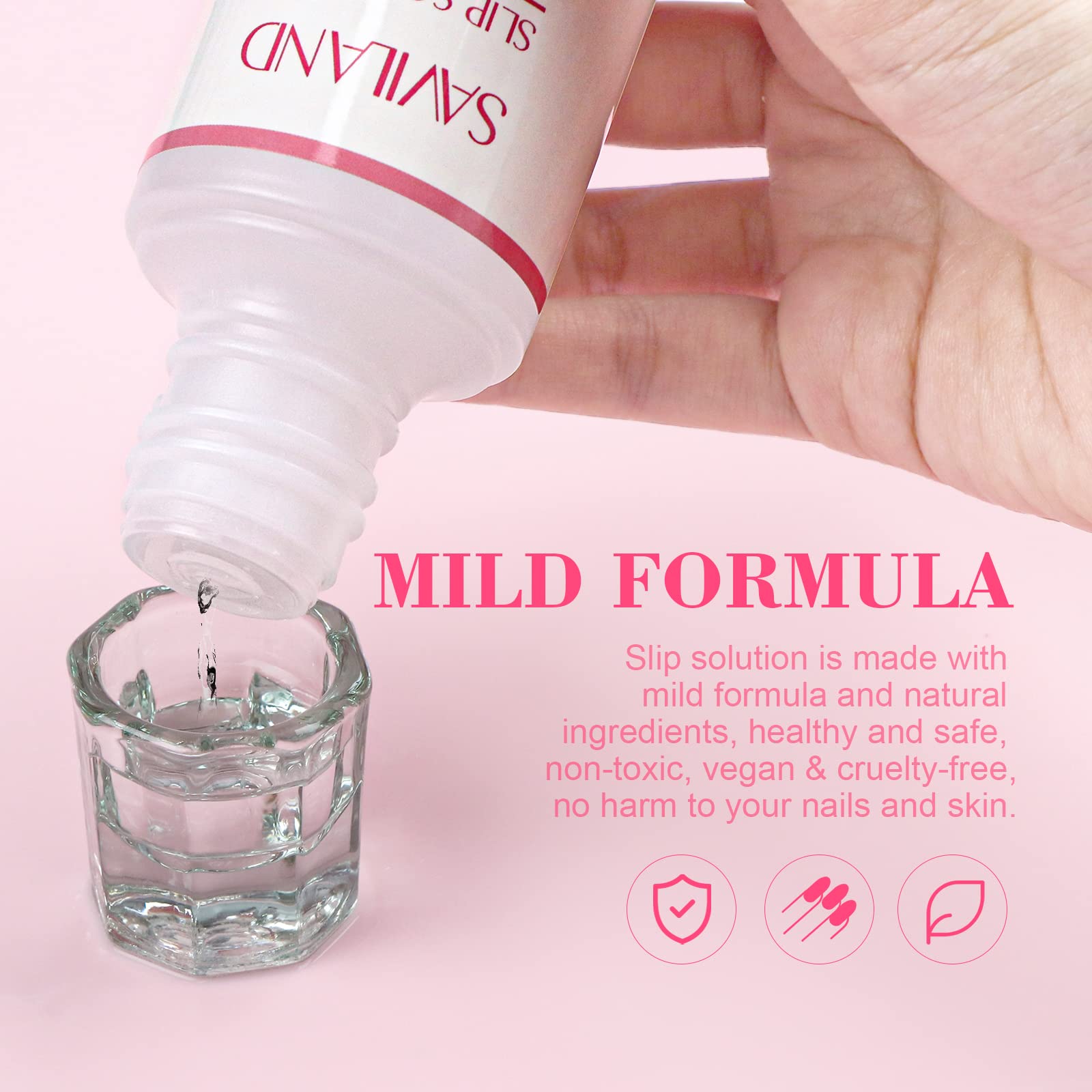 SAVILAND dappen dish-nail-art sert de récipient pratique pour les liquides.