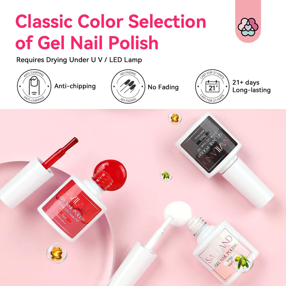 SAVILAND Décorations art ongles: paillettes et strass pour designs.