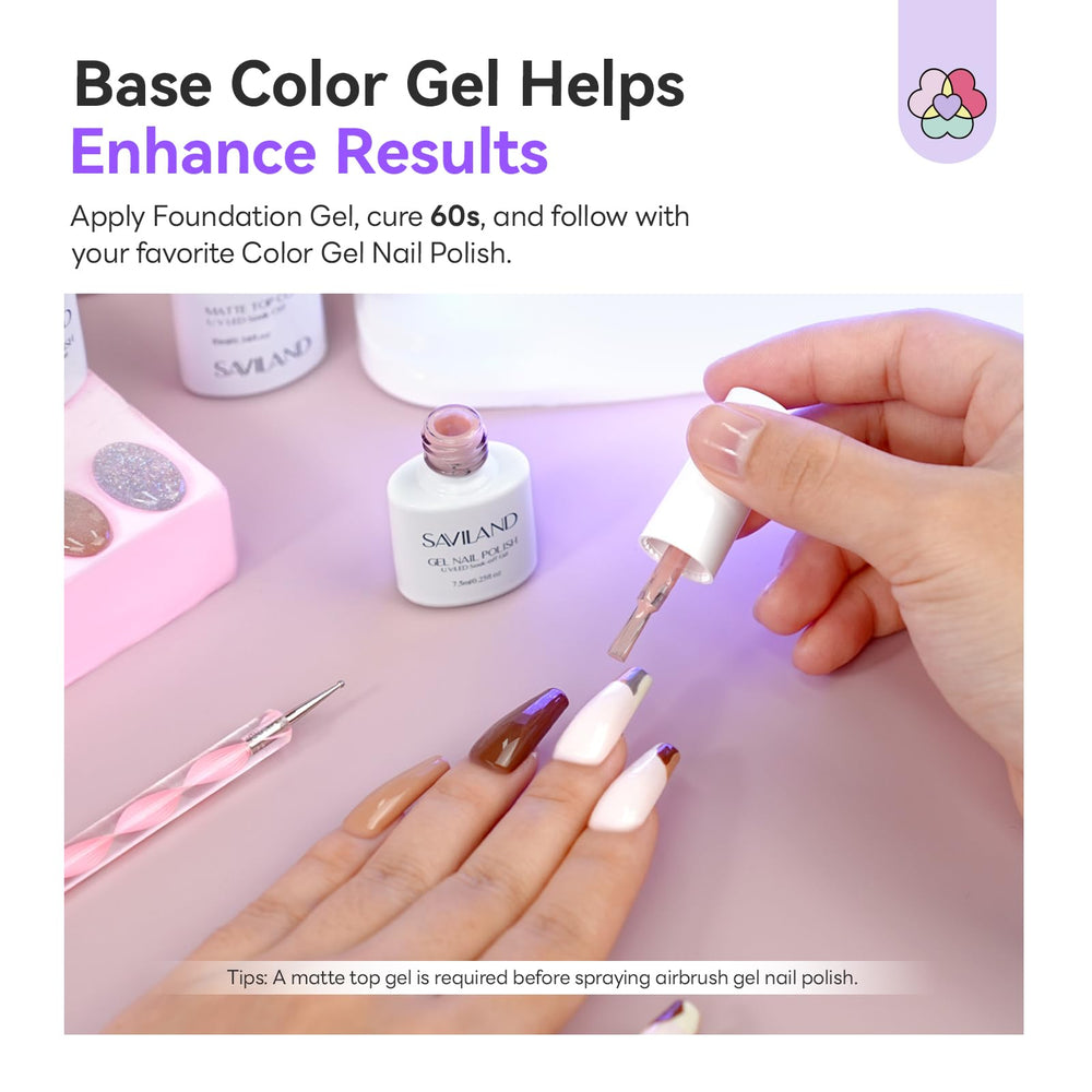Dégradé blanc SAVILAND pour un effet doux sur les ongles.
