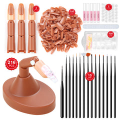 SAVILAND Doigt de pratique pour ongles acryliques, outil réaliste pour s'entraîner.