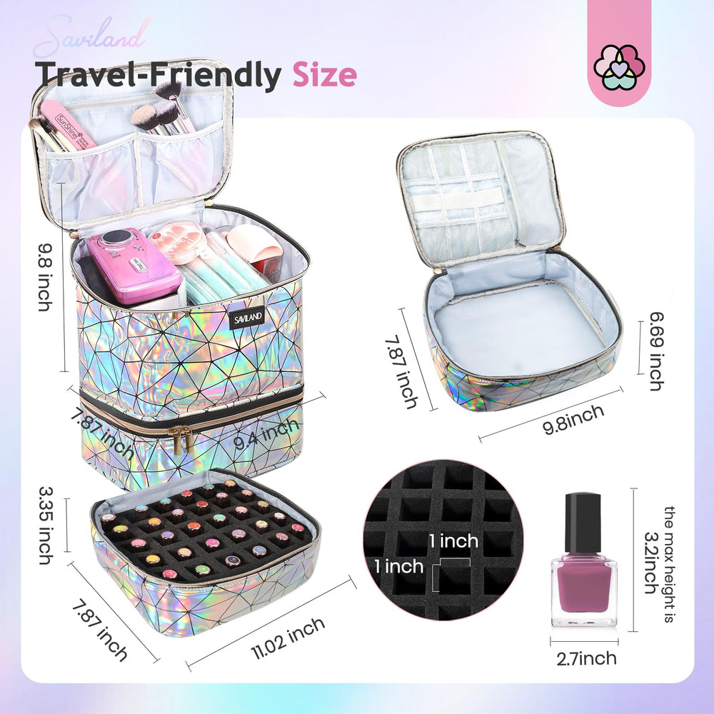 SAVILAND Doublure mousse perle stabilisant les bouteilles de vernis.