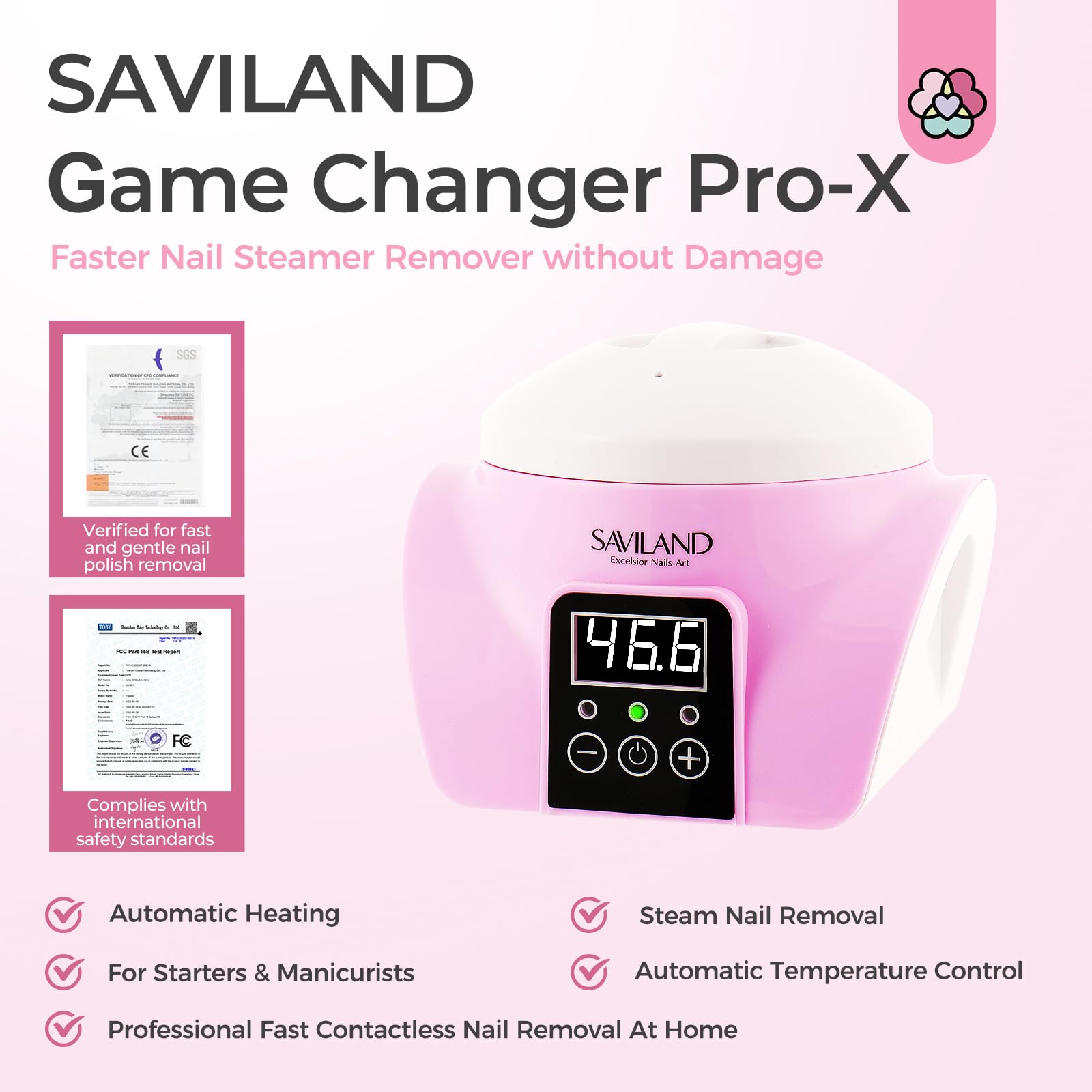Écran tactile intelligent SAVILAND pour contrôle précis de la chaleur
