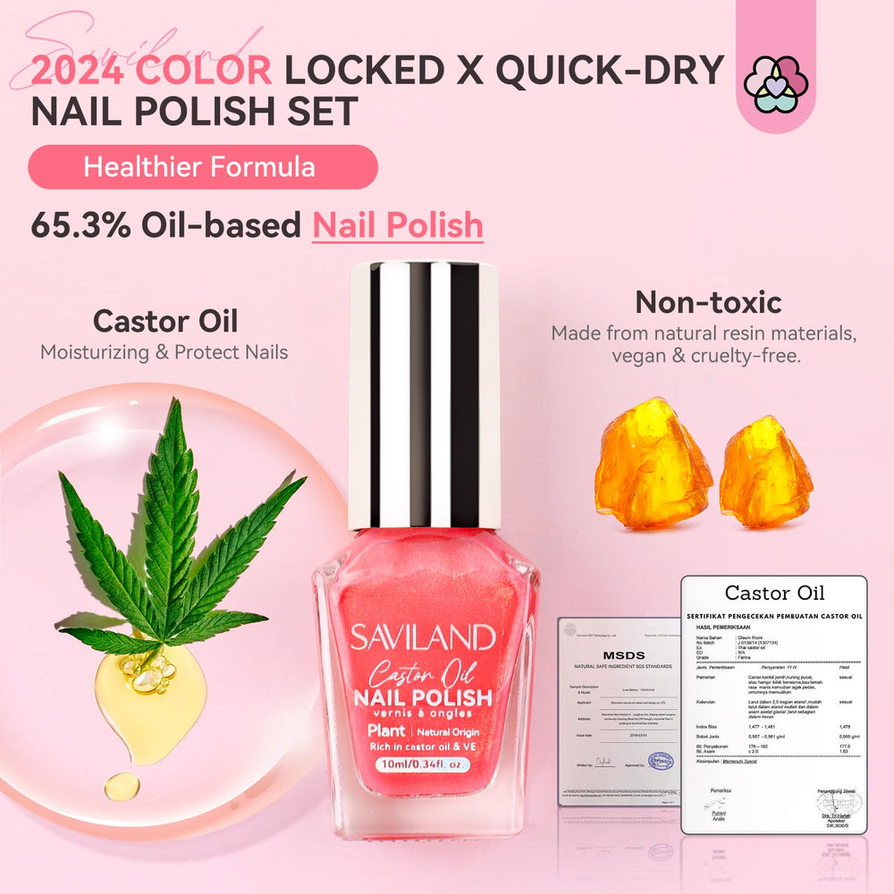 SAVILAND emballage coffret vernis ombres: présent parfait pour offrir.