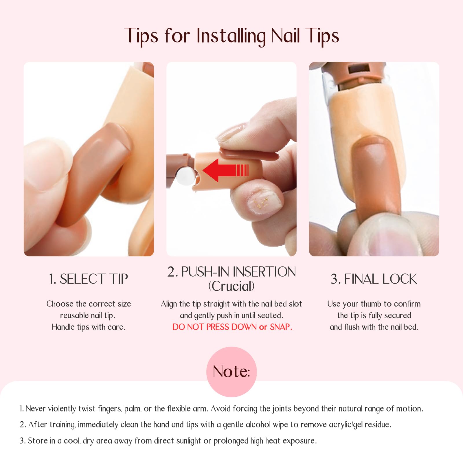 SAVILAND ensemble-100-tips-ongles permet de tester de nombreux styles.