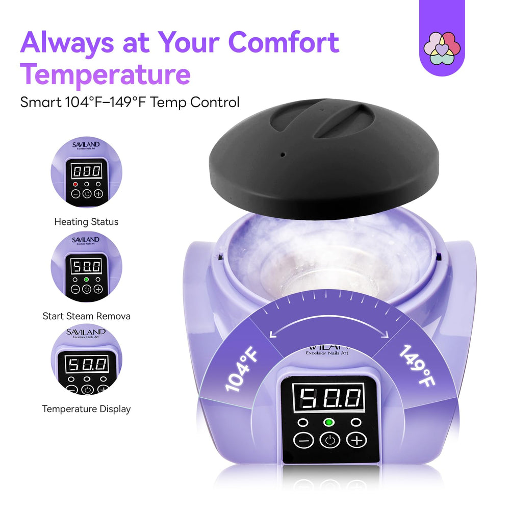 SAVILAND Essentials : contrôle de température intelligent pour une séance sûre.