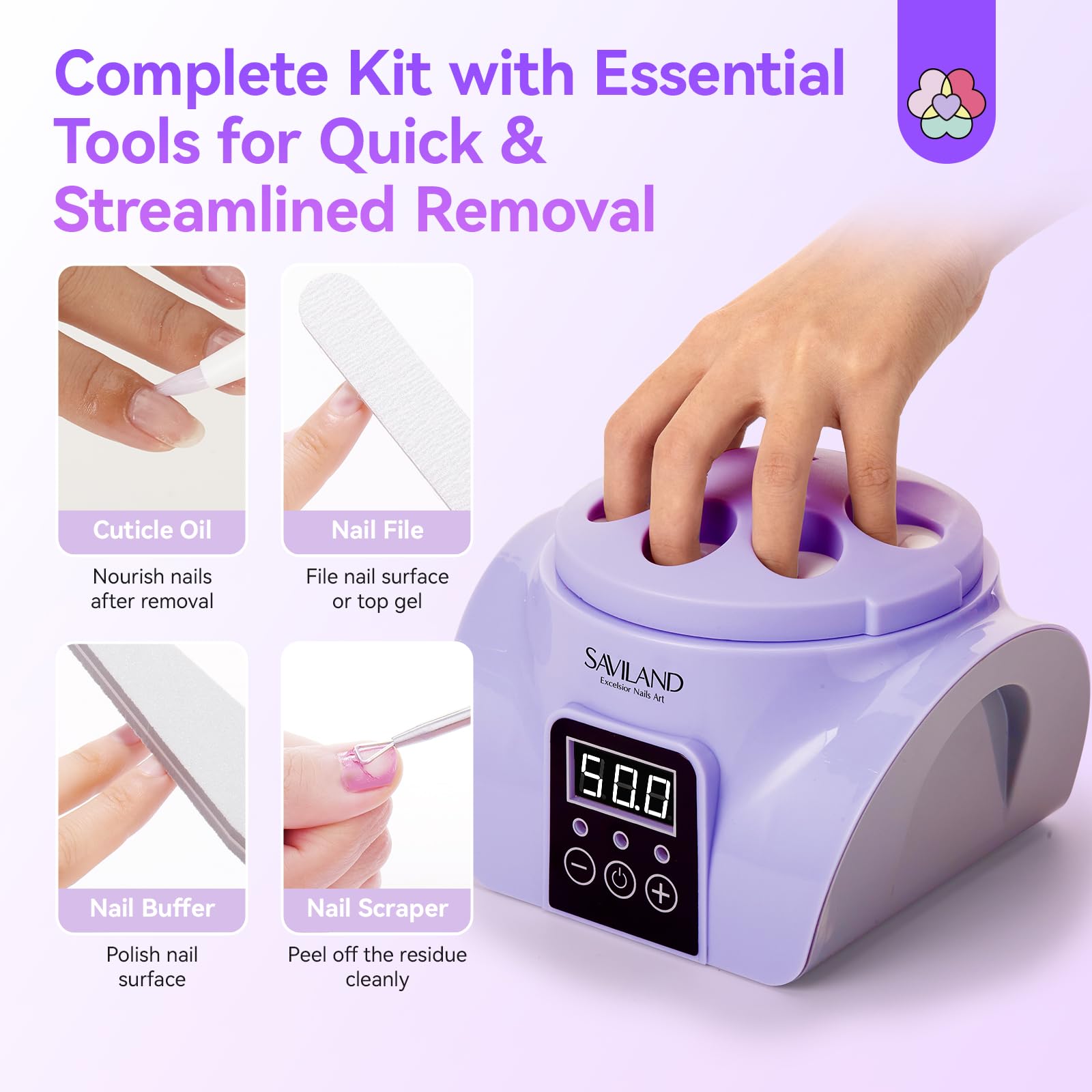 SAVILAND Essentials : utilisation à domicile pour un rendu salon.