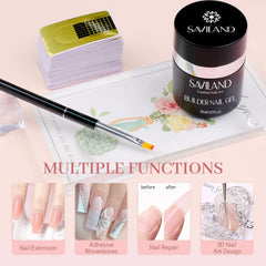 Formes-ongles SAVILAND, 100 pièces pour extensions variées.