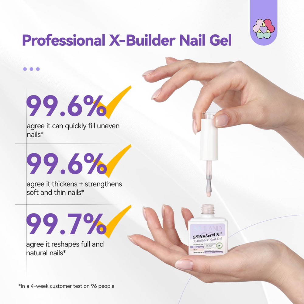 SAVILAND gel adhésif ongles pour fixation durable des gels.