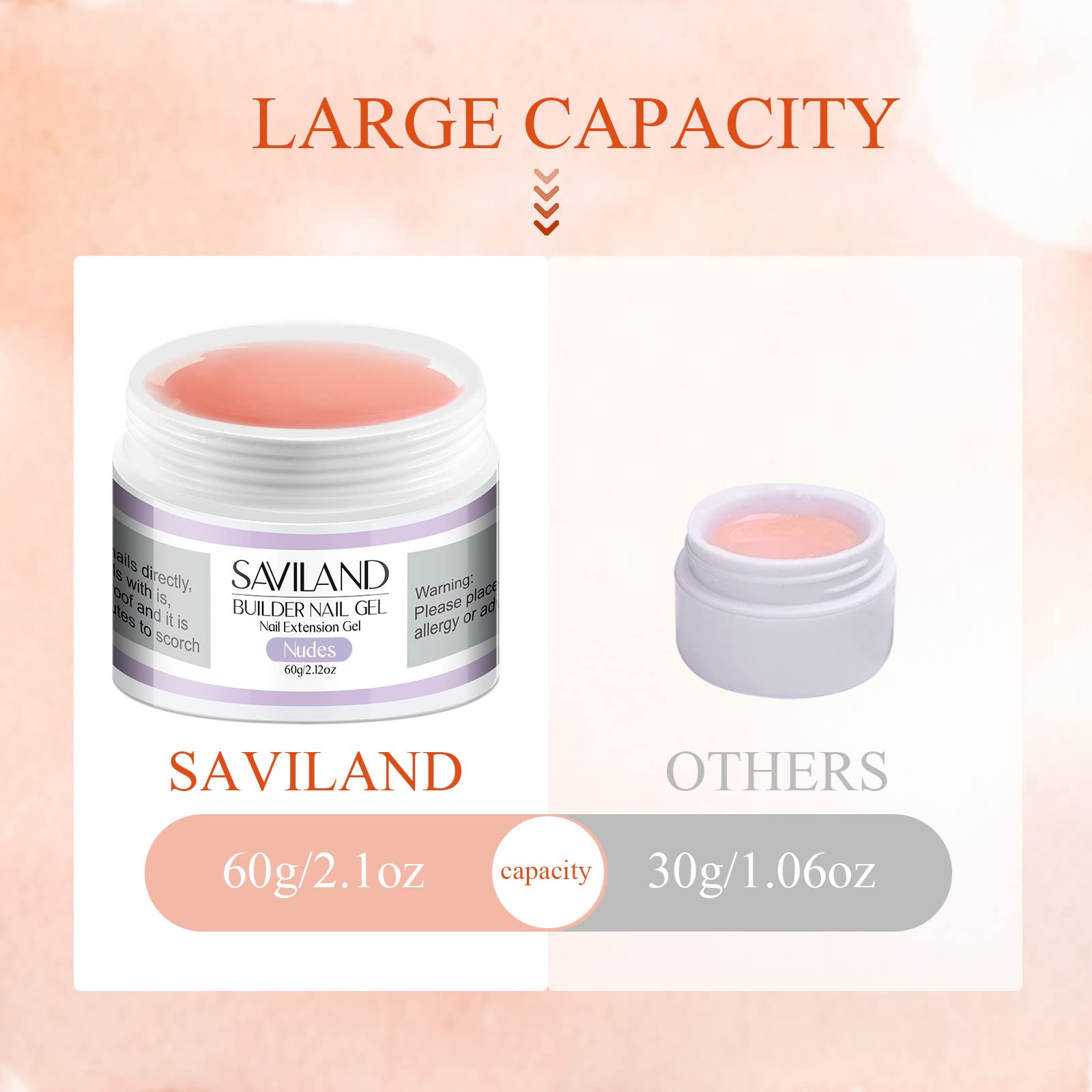 Pinceau applicateur SAVILAND pour un application précise sur les ongles