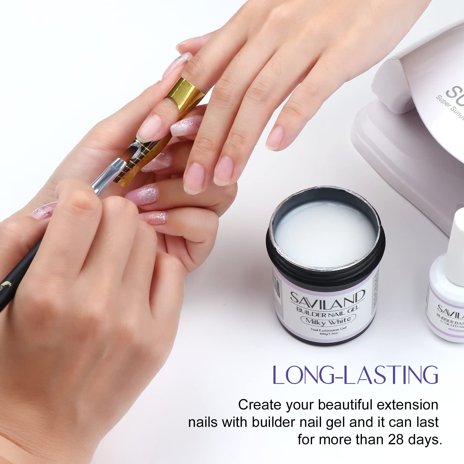 SAVILAND Gel sur ongles – utilisation professionnelle en salon.