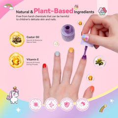 SAVILAND Glamkids séchage rapide pour vernis enfant, moins d'attente