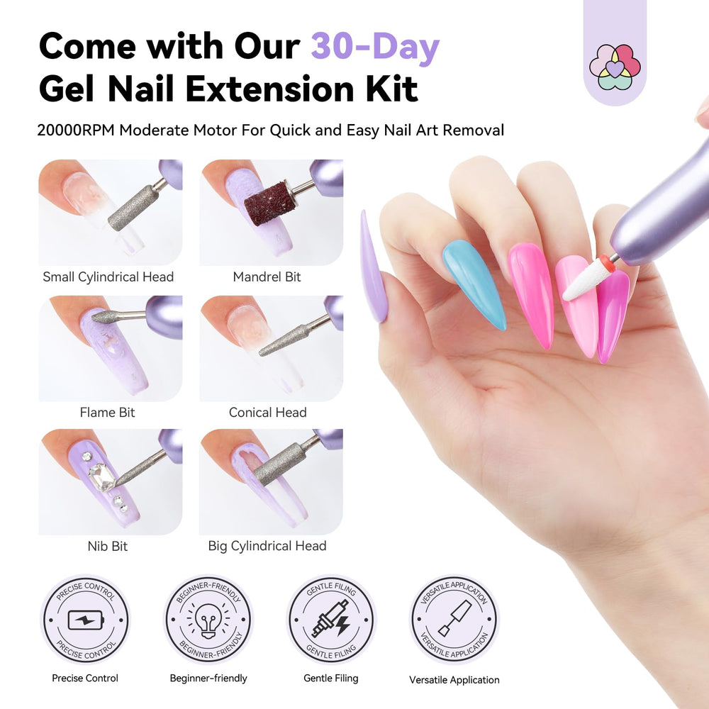 SAVILAND Pro Gel Kit: lime à ongles pour une finition lisse.