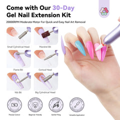 SAVILAND Pro Gel Kit: lime à ongles pour une finition lisse.