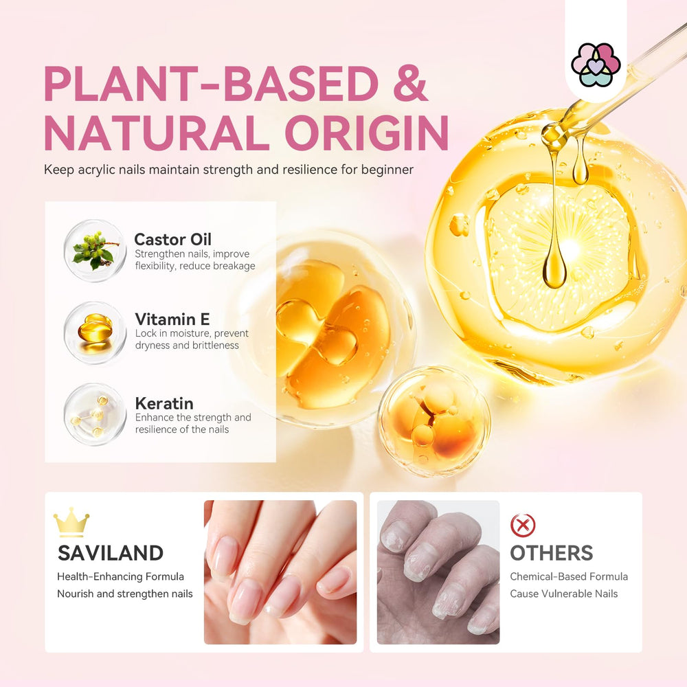 Vernis Gel Saviland – formule saine avec vitamine E et ricin pour fini brillant