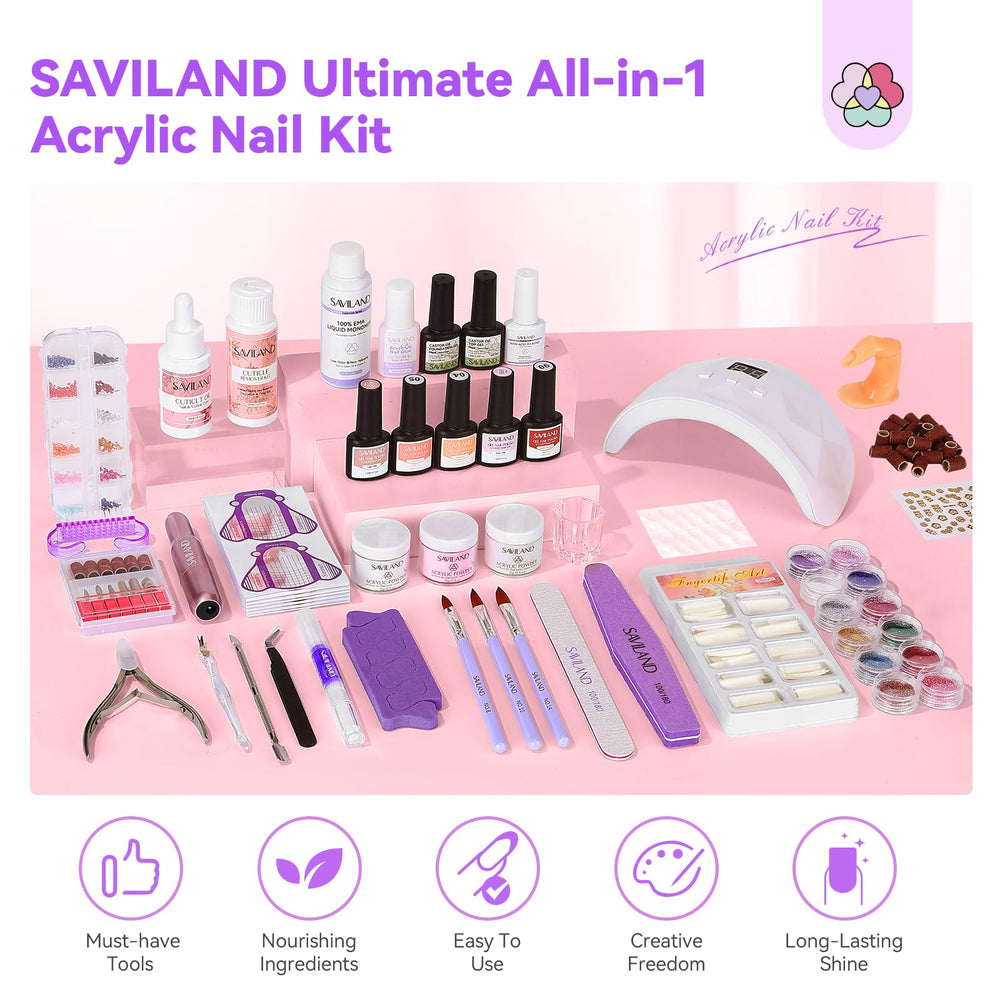 SAVILAND lampe-88w-uv-led, séchage rapide et uniforme du gel.