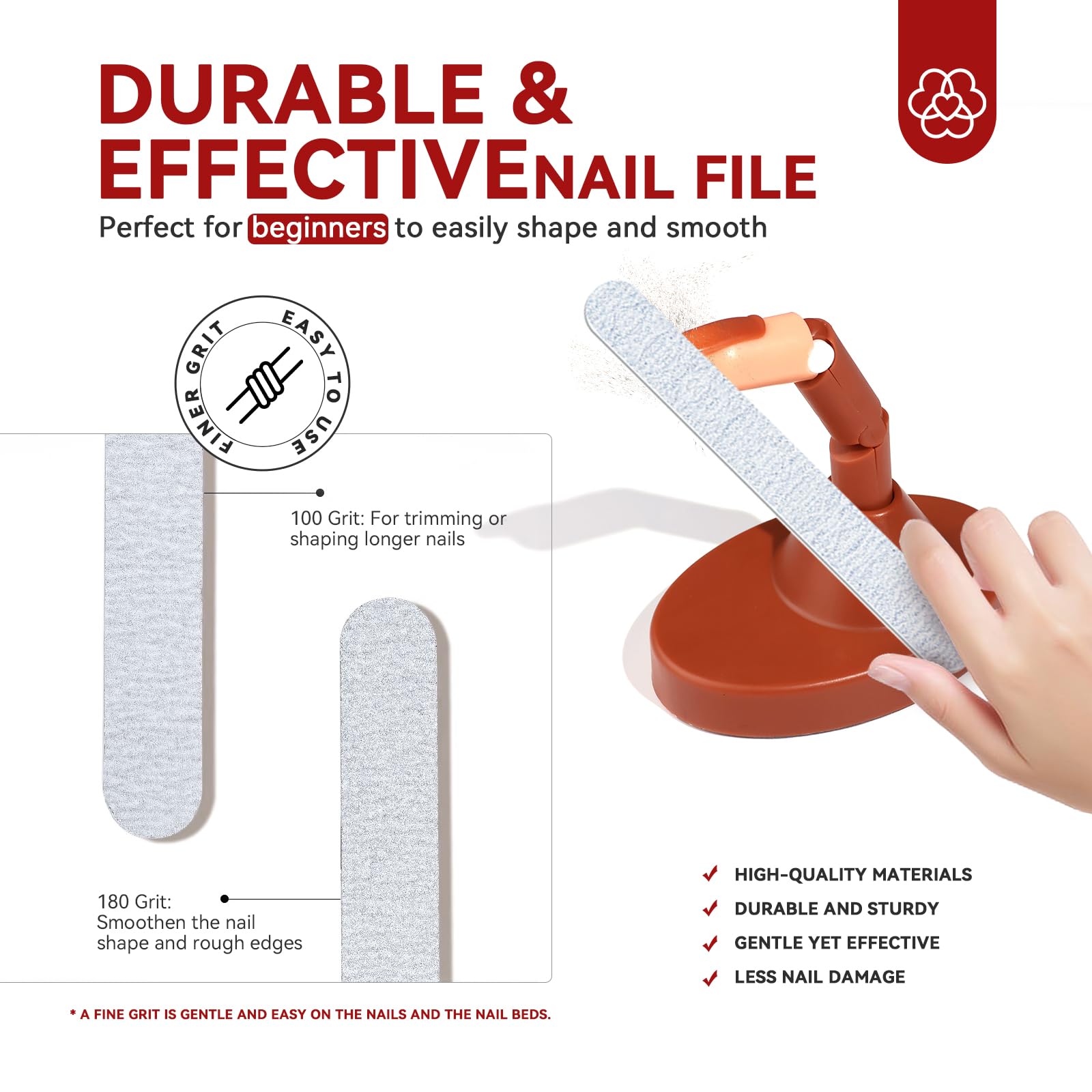 SAVILAND Lime à ongles, outil durable pour des finitions nettes.