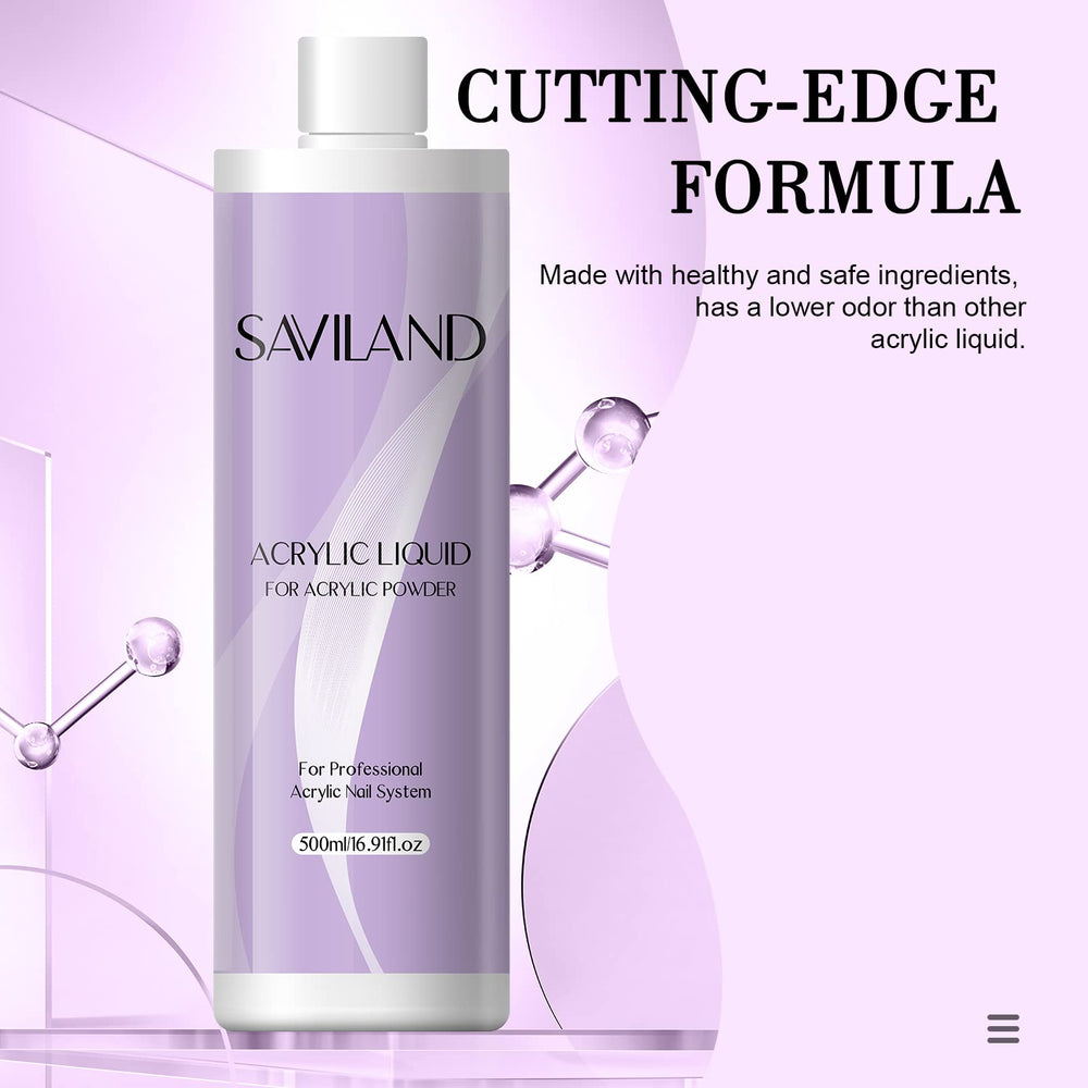 SAVILAND Liquide Acrylique 500 ml, temps de séchage optimal