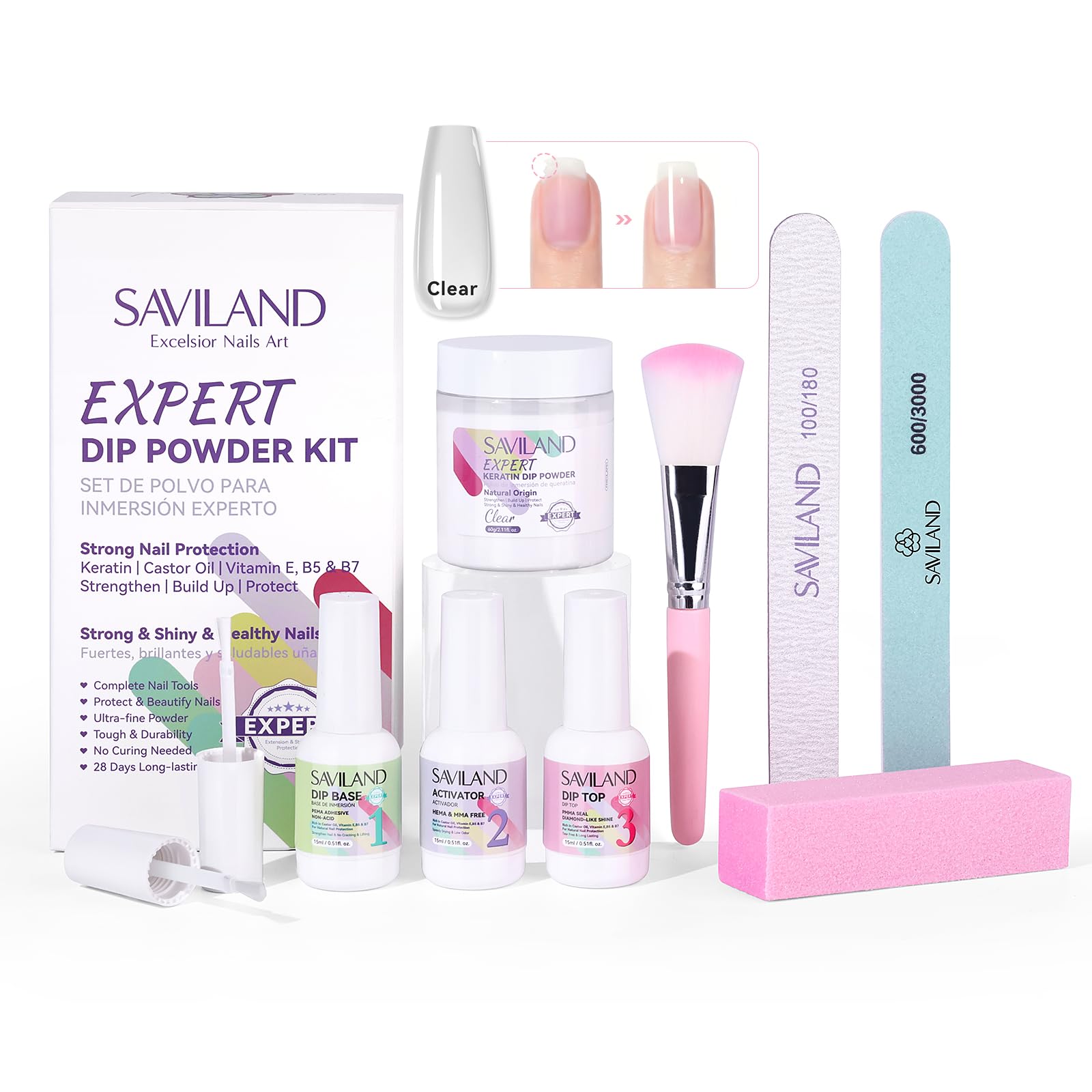 Manucure française et art des ongles avec SAVILAND.