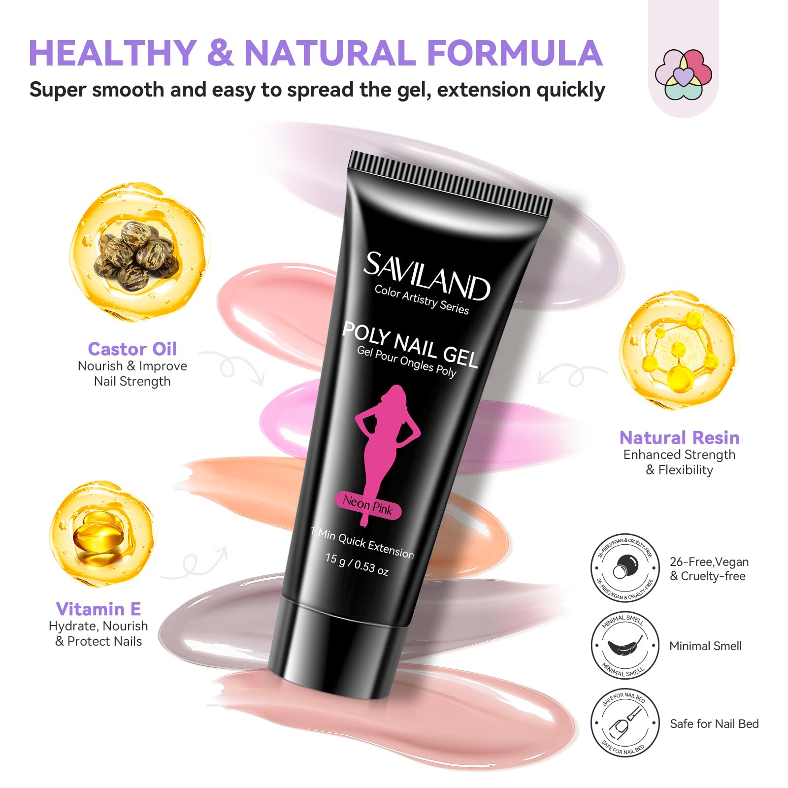 SAVILAND Matte Top Gel: fini doux et élégant.