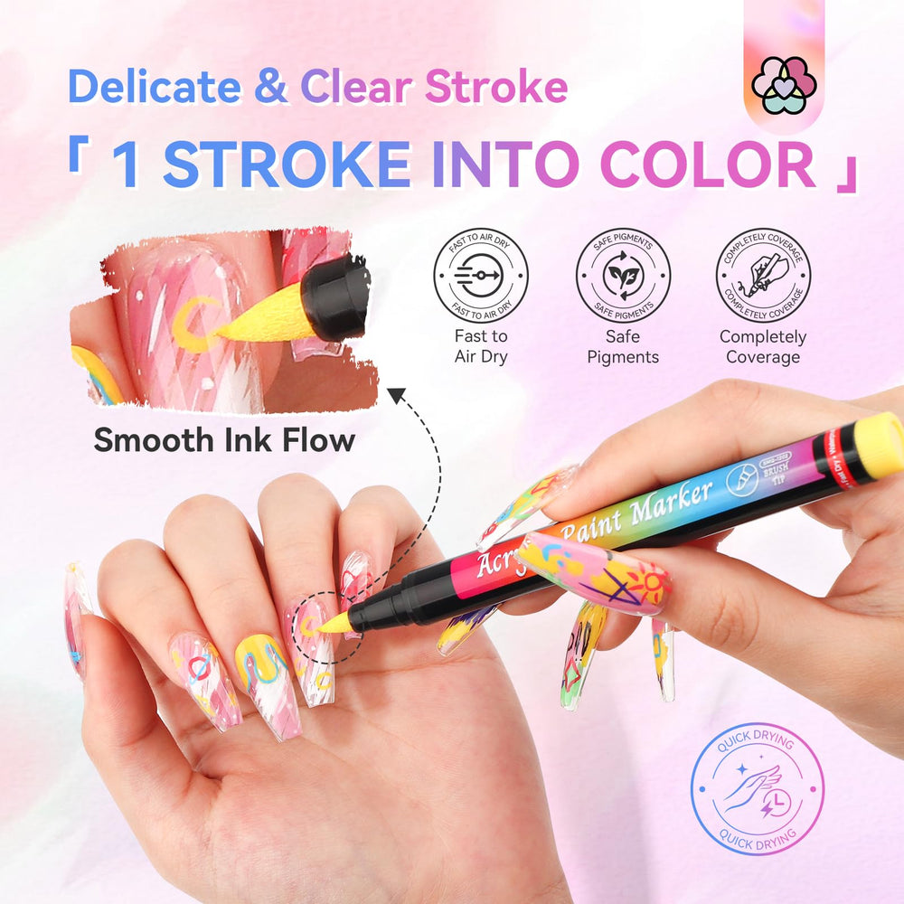 SAVILAND Nail Art Pens are not a toy; suitable for ages 12 and up.