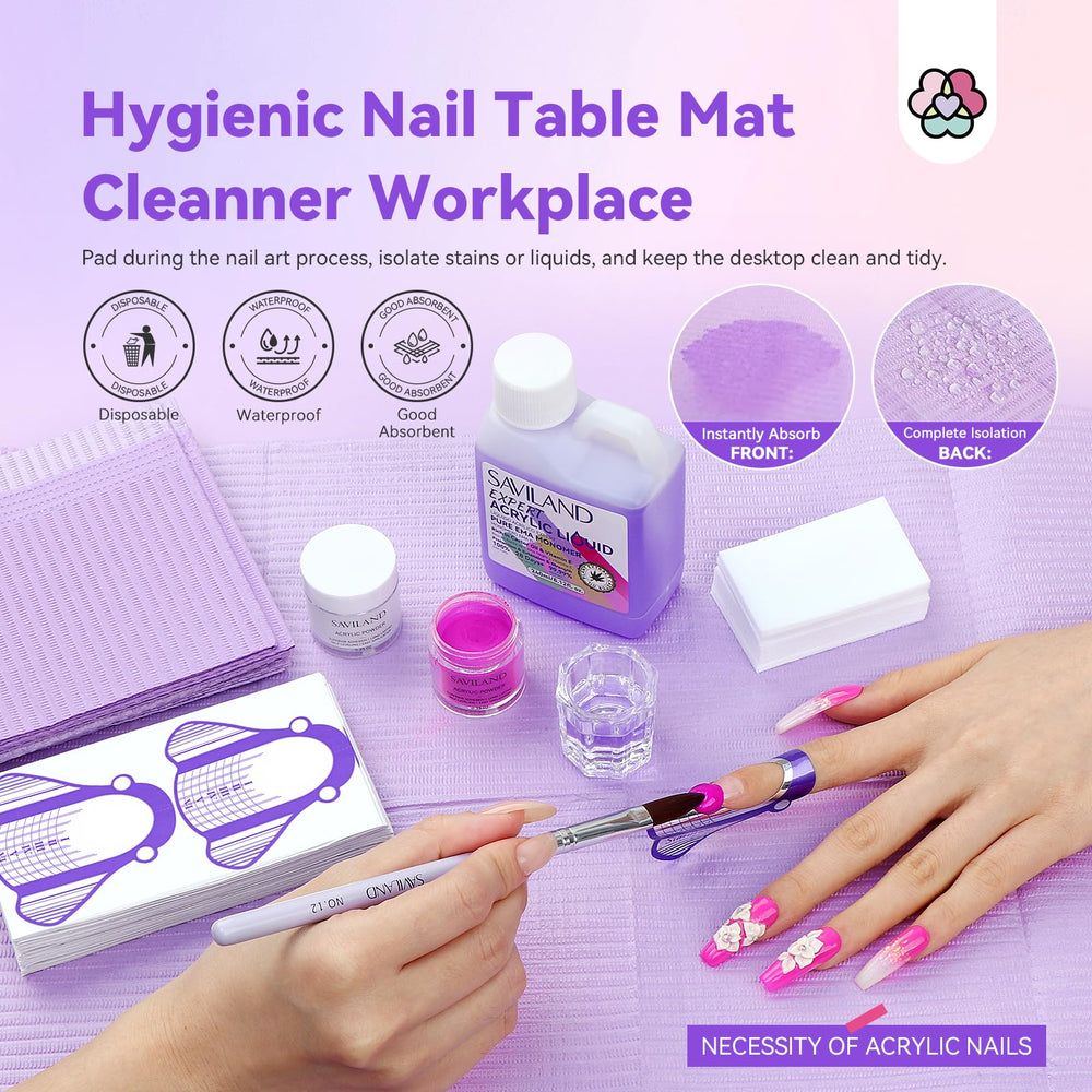 SAVILAND nail forms 100pcs for shaping extensions