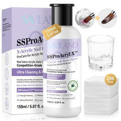 SAVILAND nettoyant pinceau acrylique 5 oz élimine résidus et assouplit les poils.