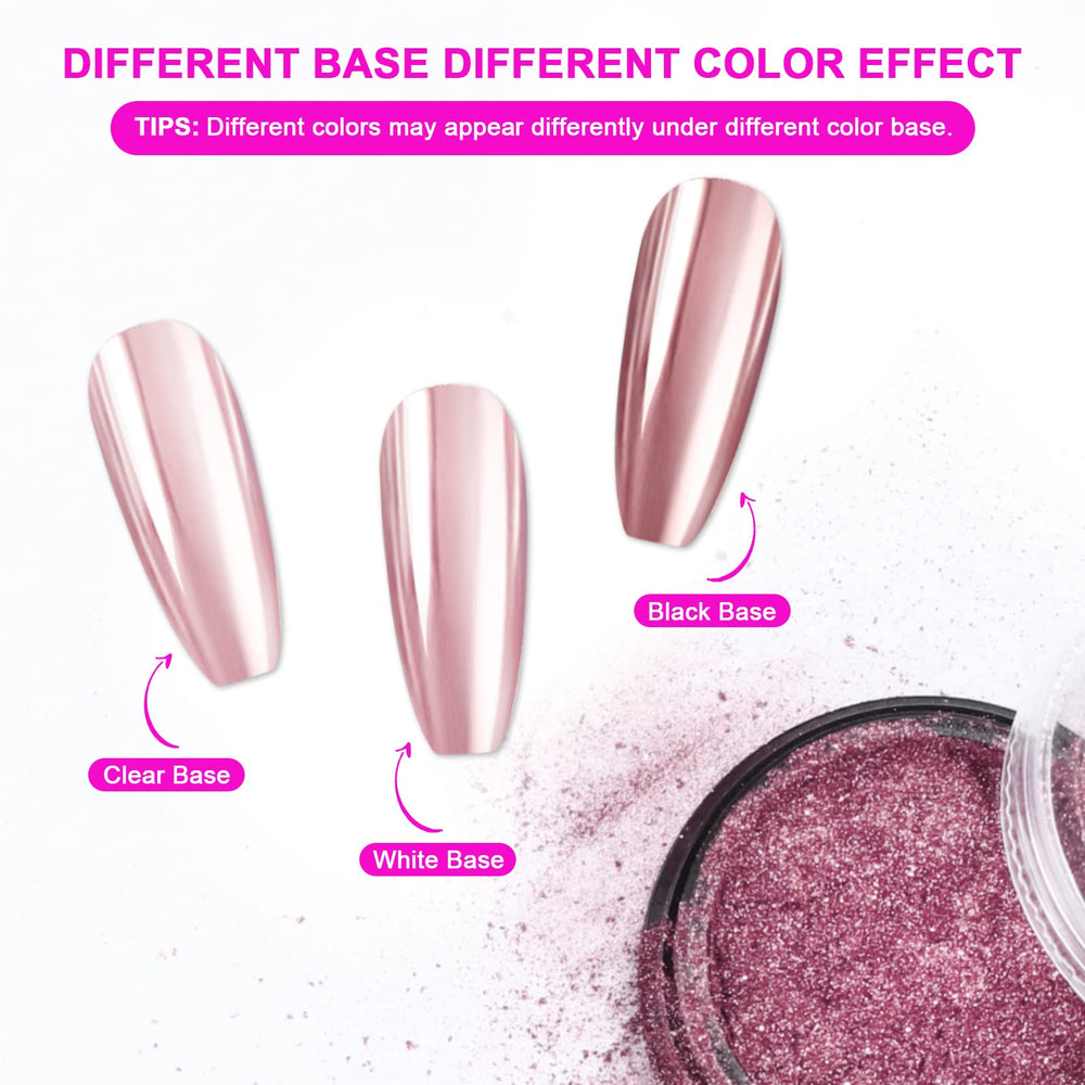 Saviland Ongles chrome 3D pour un look spectaculaire.