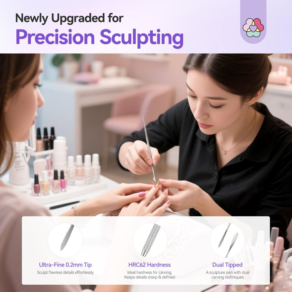 Outils SAVILAND pour tracé et coloration précise sur ongles.
