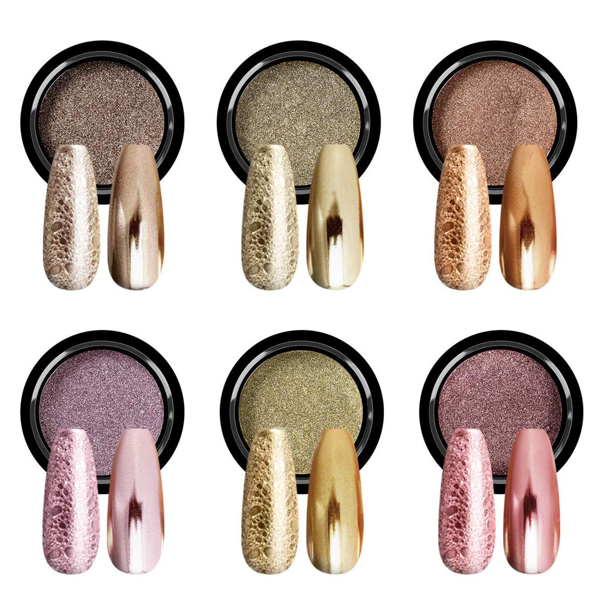 SAVILAND poudre chrome Or métallique – effet miroir sur bouteille pour un rendu professionnel.