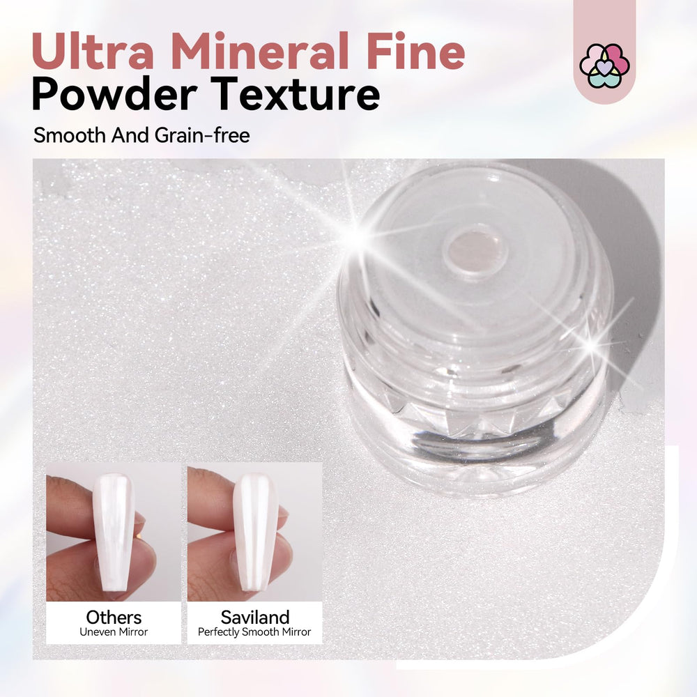 SAVILAND Poudre chrome paillettes 1g pour nuances riches et lumineuses.