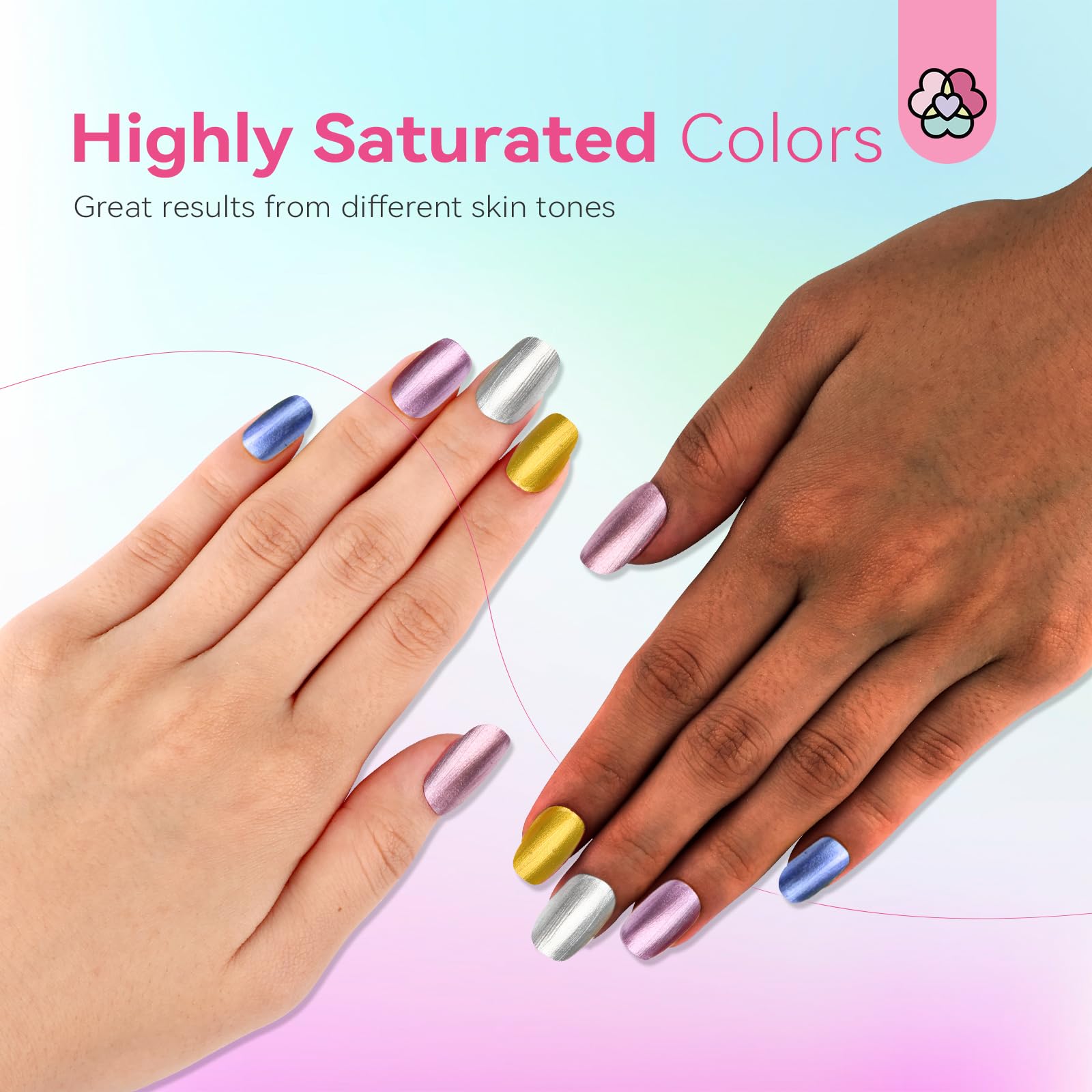 SAVILAND quick-dry formula helps nails dry faster after application.