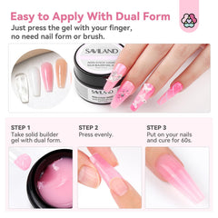 SAVILAND solid builder gel tools for precise application