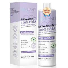 Bouteille SAVILAND SSPro X Pure EMA Monomer, finition claire et facile à manipuler.