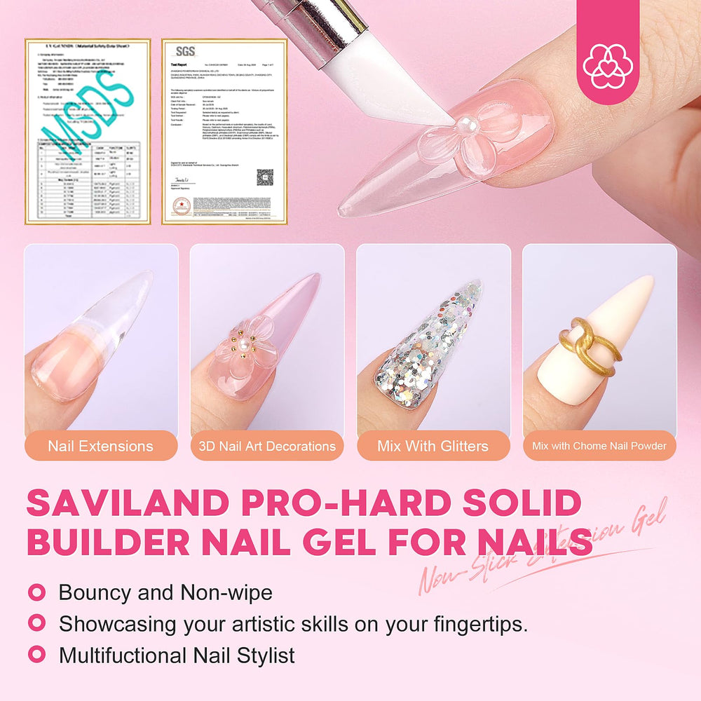 Stylo silicone double-tête SAVILAND pour une sculpture précise des ongles.