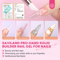 Stylo silicone double-tête SAVILAND pour une sculpture précise des ongles.