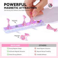 SAVILAND support-ongles-acrylique-premium: matériel durable pour pratique à domicile.