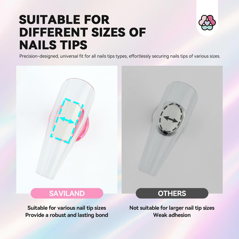 SAVILAND support-ongles-multifonction: affichage, séchage et pratique en un seul outil.