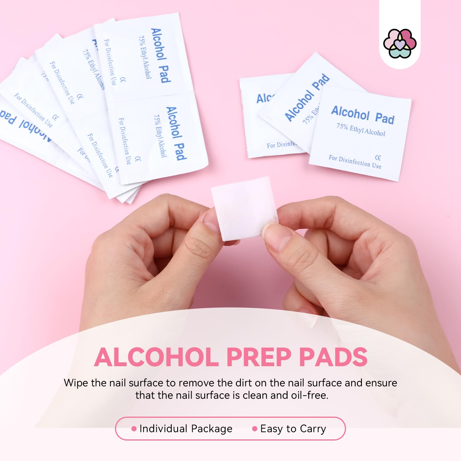 SAVILAND tampons-preparation-ongles: preparer proprement avant pose.